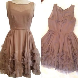 Lauren Conrad LC RUNWAY ORGANZA DRESS SZ 12